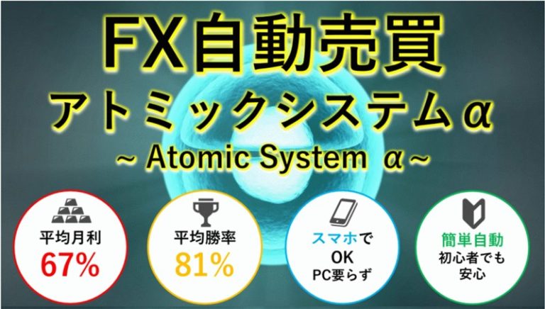 FX自動売買アトミックシステムα【検証結果】